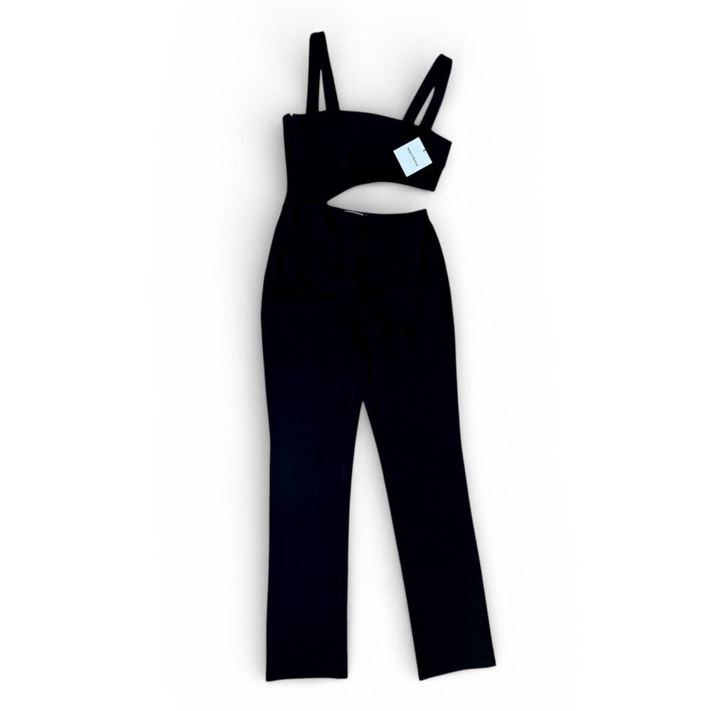 NWT Superdown Brylee Black Cut Out Jumpsuit Women's Size Small - Picture 4 of 7